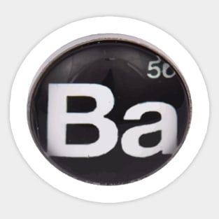 Breaking Bad Chemical Symbol Sticker